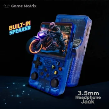 R36S Retro Handheld Video Game Console, Blue, 64GB, 128GB, 256GB, 512GB