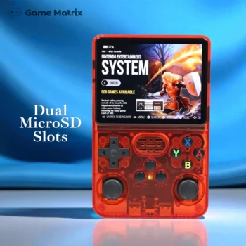 R36S Retro Handheld Video Game Console, Red, 64GB, 128GB, 256GB, 512GB