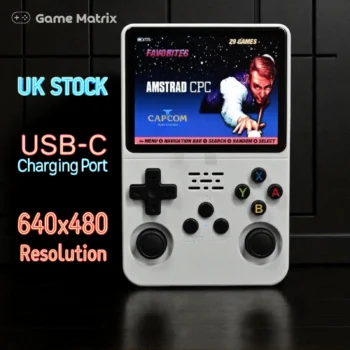 R36S Retro Handheld Video Game Console, White, 64GB, 128GB, 256GB, 512GB